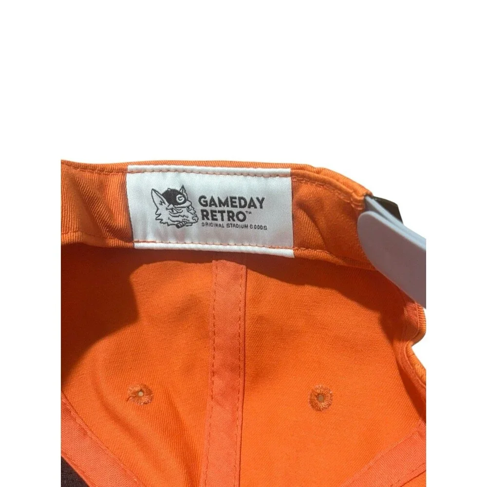 Gameday Retro Texas Themed Orange Snapback Hat RARE